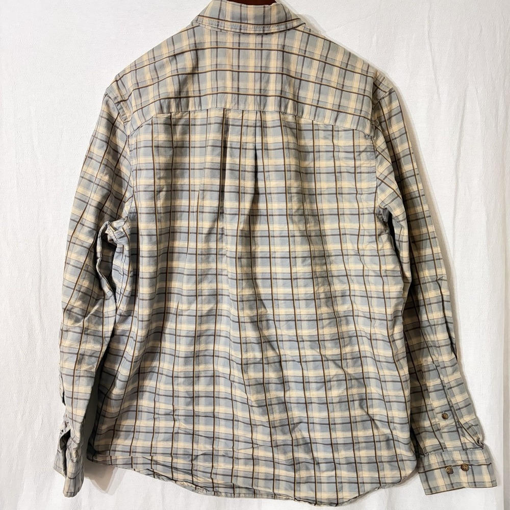 Eddie Bauer Shirt Mens MedMulticolor Plaid Regular Fit Button Down 100 CottonVtg - Picture 4 of 5